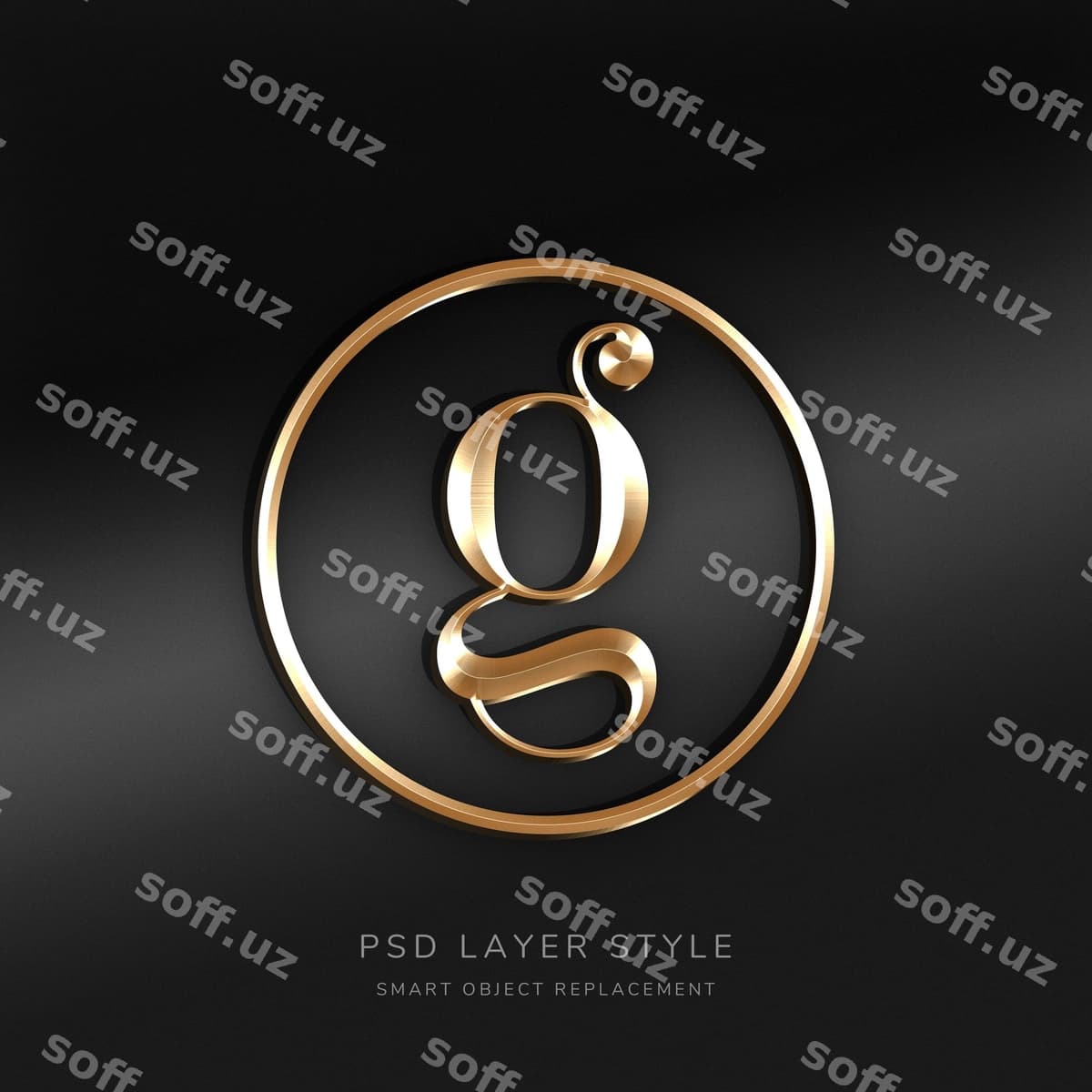 3d oltin matn uslub effekti | 3d gold text style effect