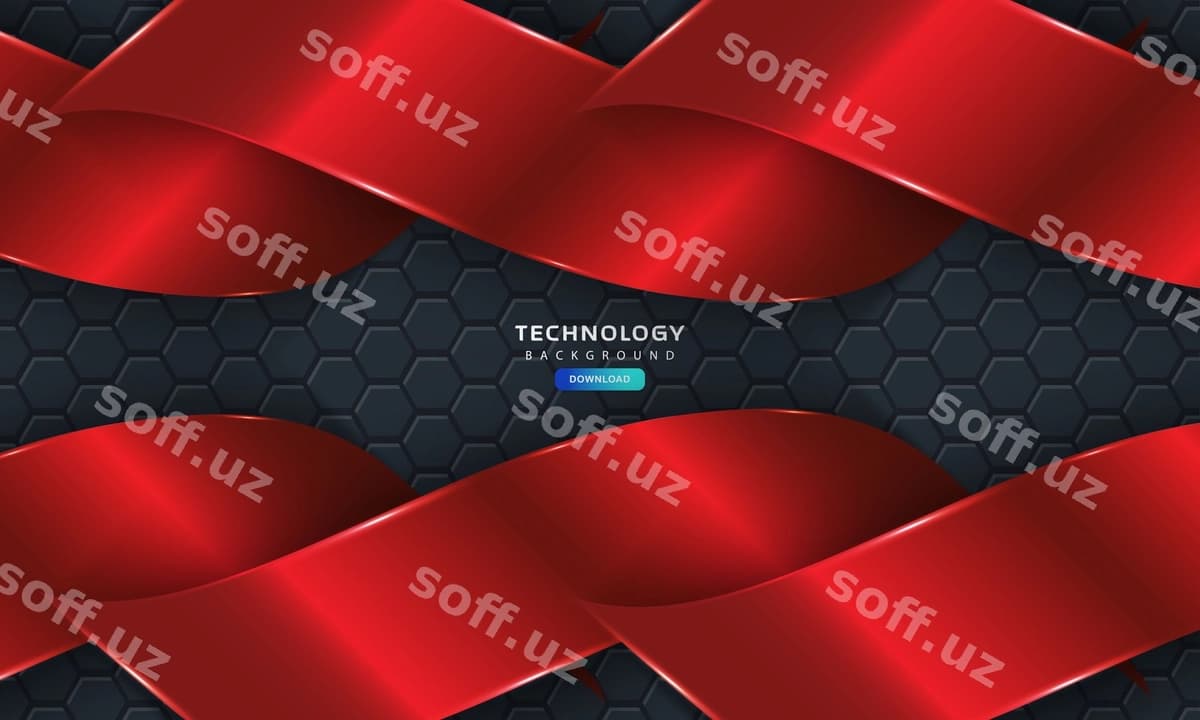 3d hexagon qizil bezatilgan qatlamlar orqa fonda | 3d hexagon red ornate layers background