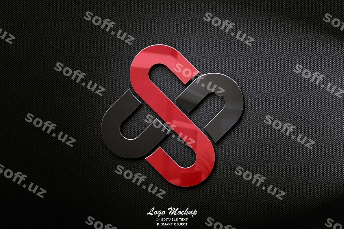 3d logo mockup bosslangan | 3d logo mockup embossed