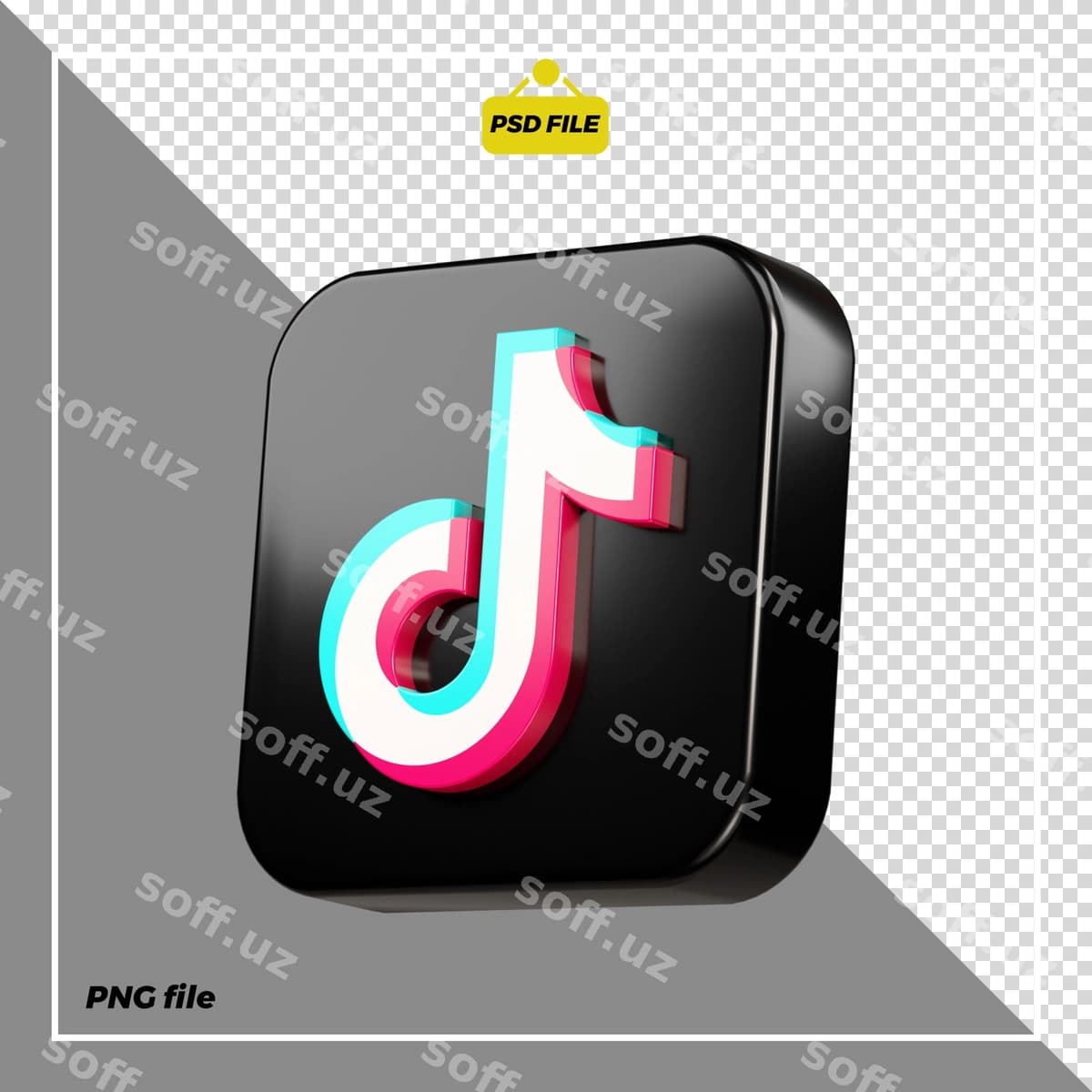 3d tiktok ikonasi | 3d tiktok icon