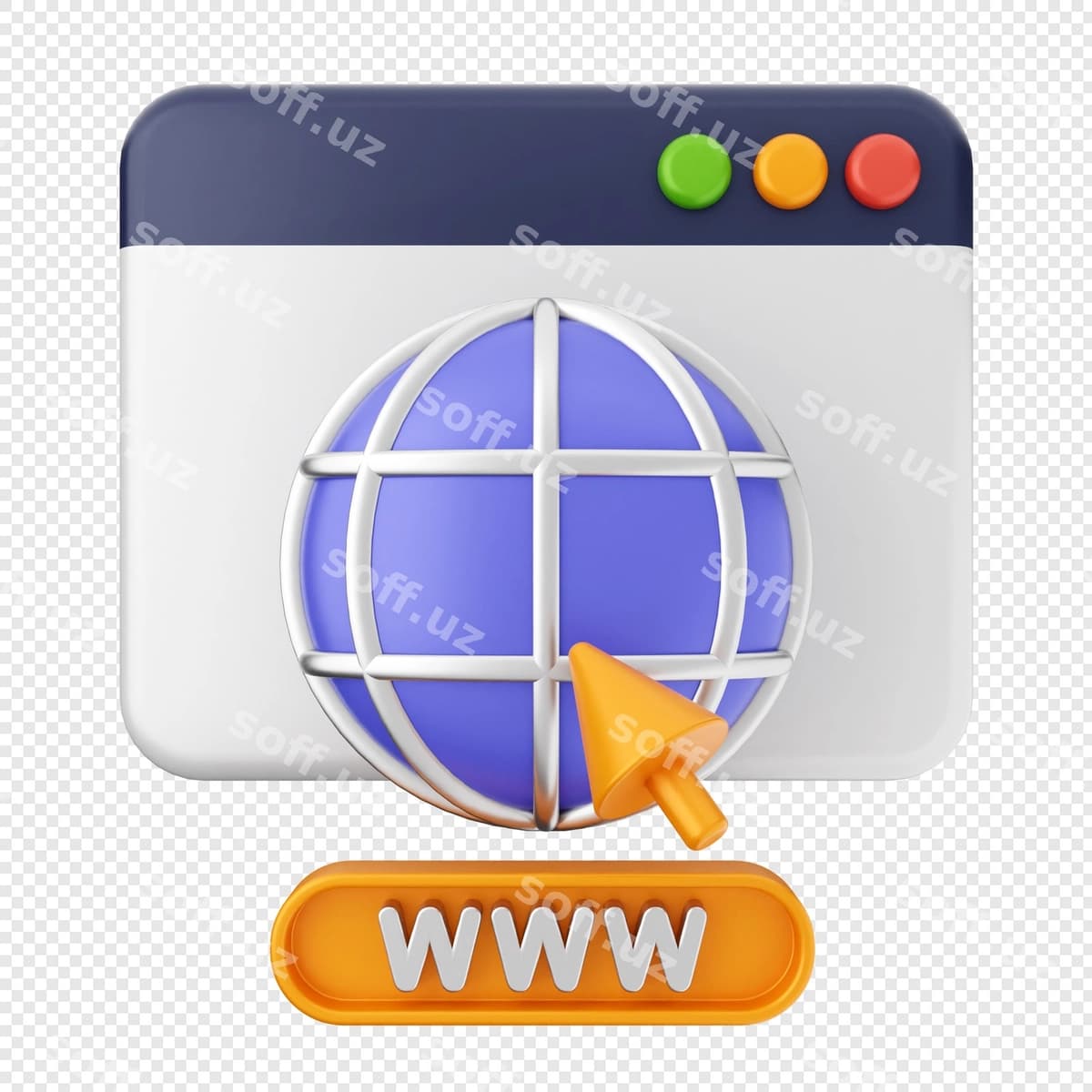 3d veb-sayt ikonasi | 3d website icon