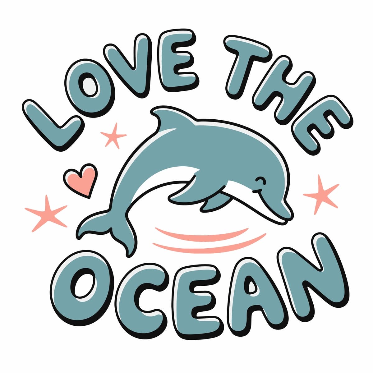 Baxtli delfin bilan okeanni seving | Love ocean with happy dolphin