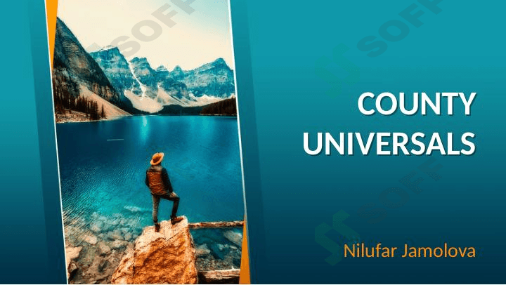 Country Universals | mustaqil ish