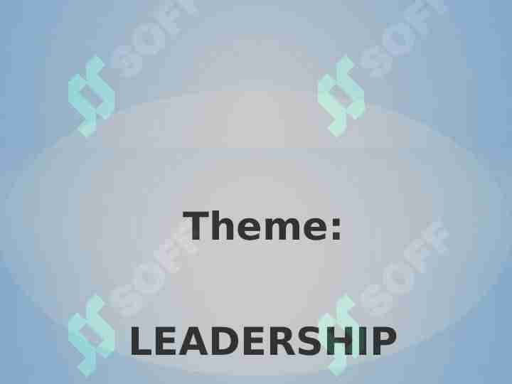 Leadership