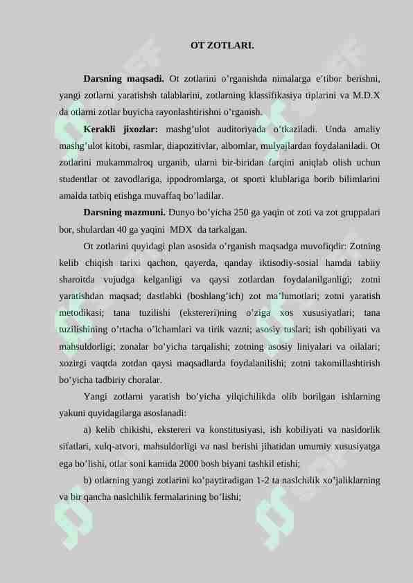 OT ZOTLARI