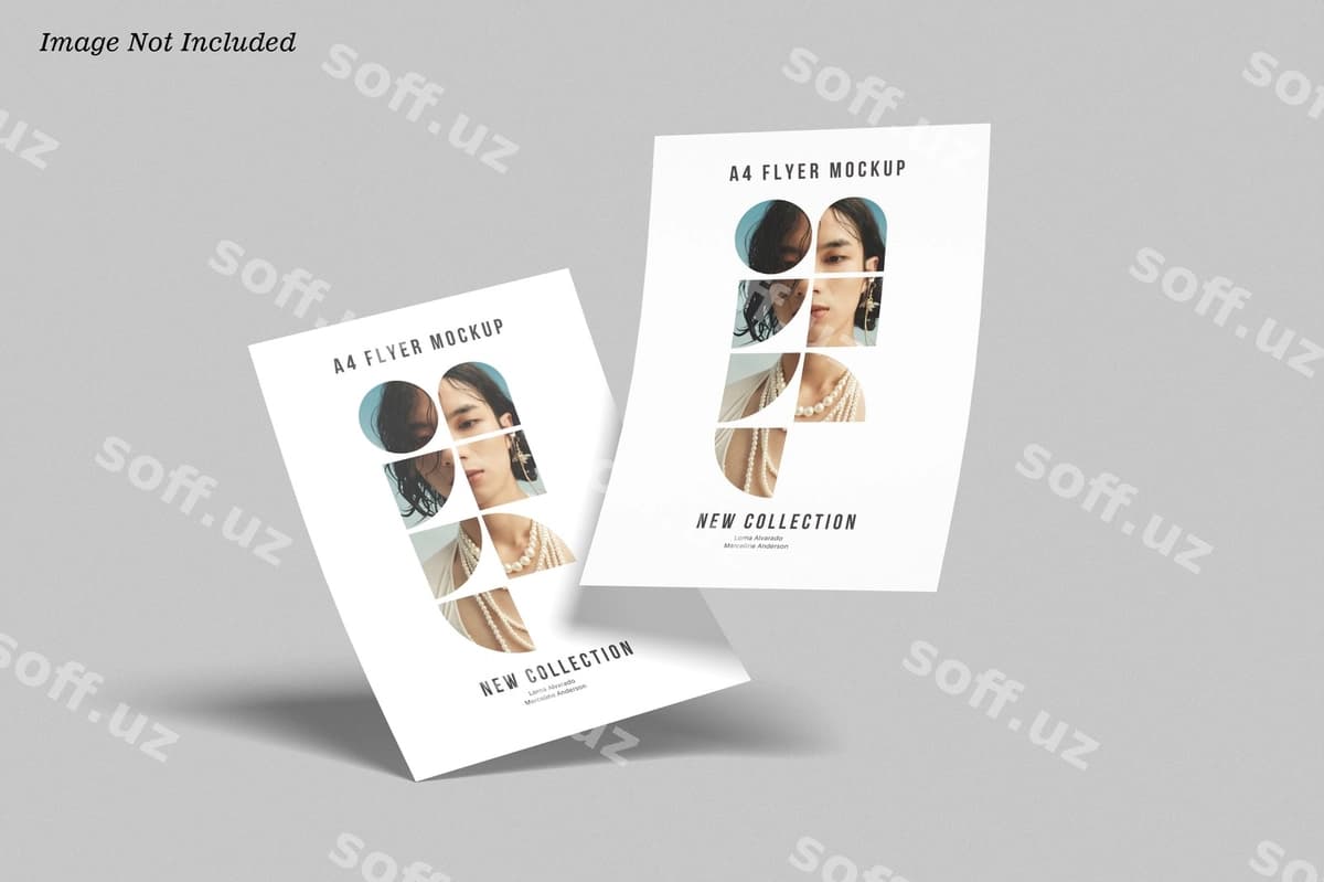 A4 flyer mockup | A4 flyer mockup