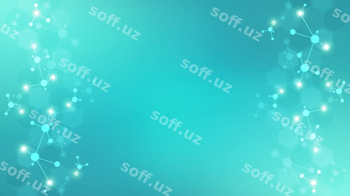 Abstrakt fonda molekulyalar | Abstract background molecules