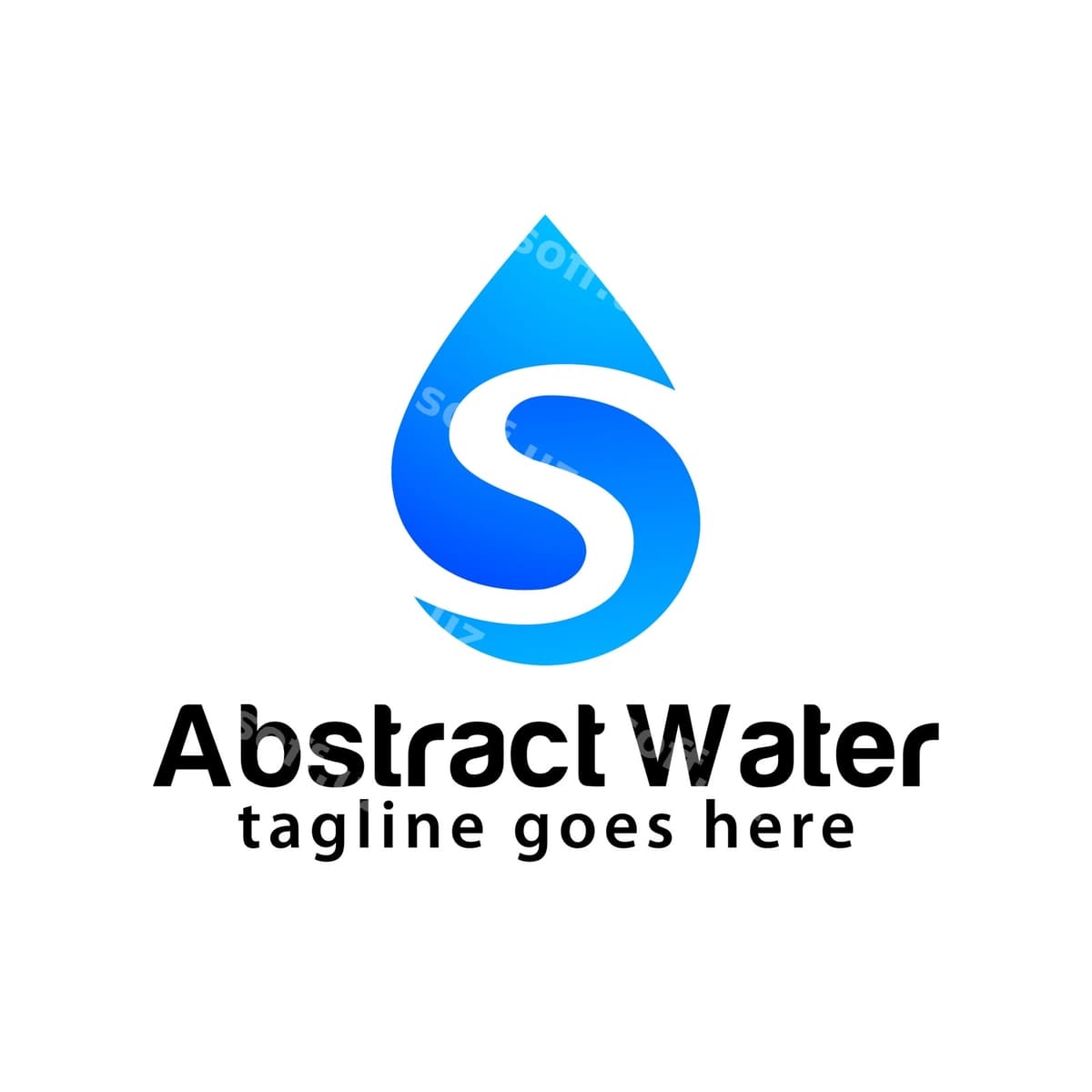 Abstrakt suv logotip dizayni shabloni | Abstract water logo design template