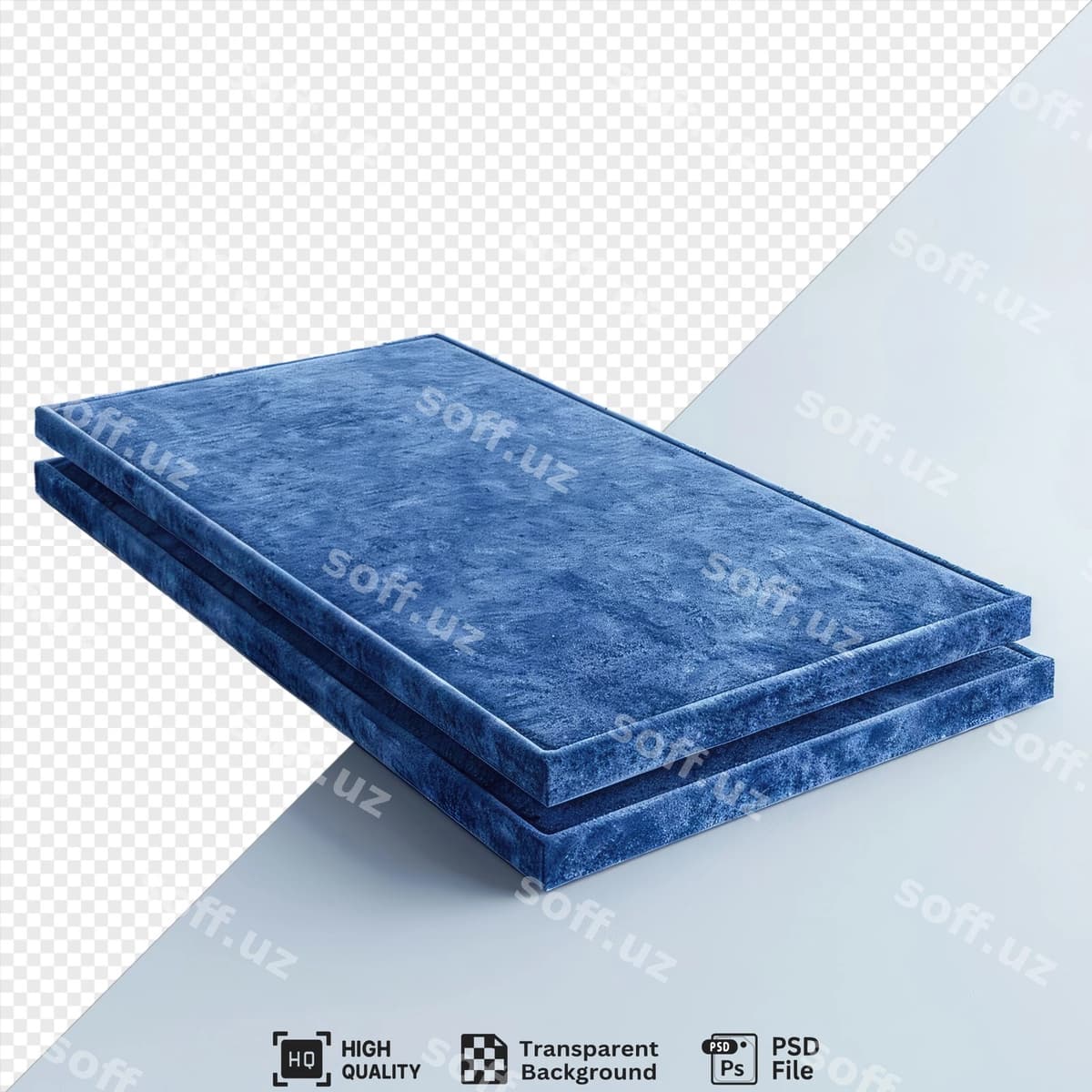 Ajoyib g'ilam qalinligi ko'k fonda | Amazing rug thickness blue background