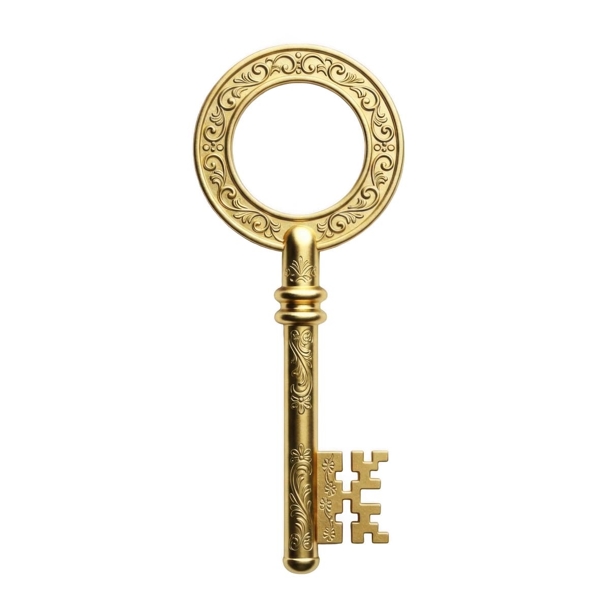 Murakkab oltin kalit | Intricate golden key