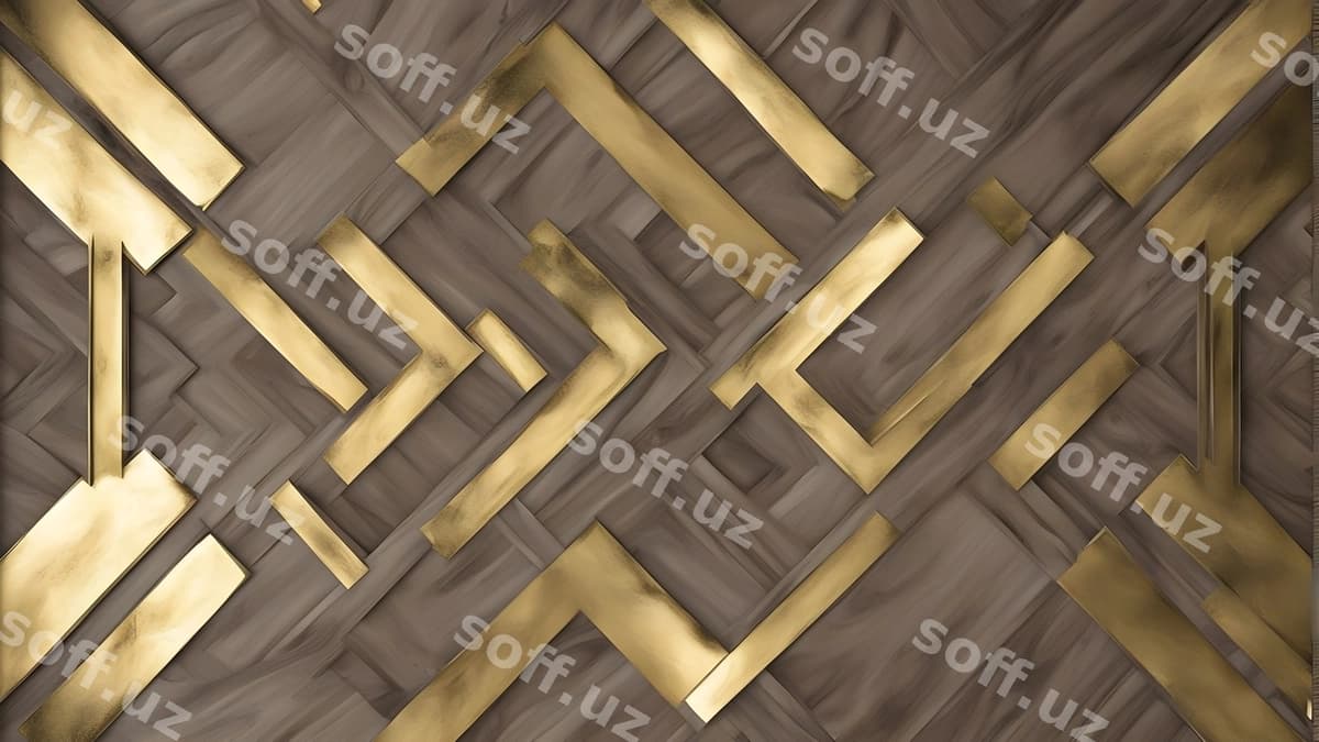 Orqa fon illustratsiyasi oltin geometric | Background illustration golden geometric