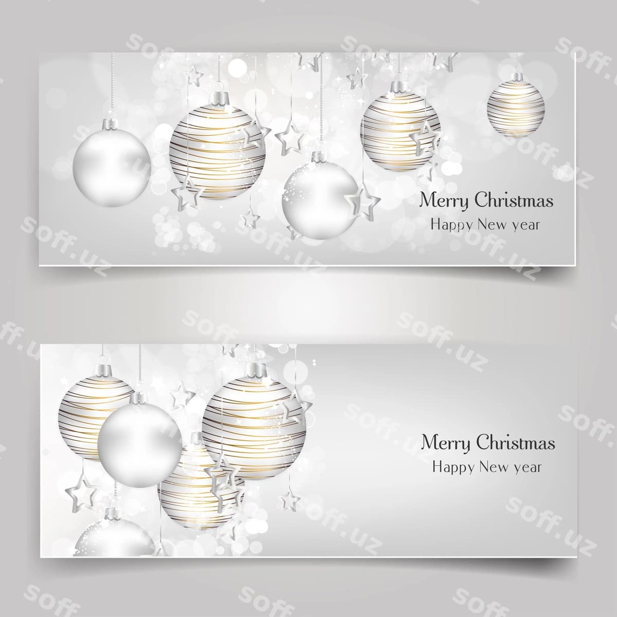 Orqa fon shisha sharflar bilan | Background with christmas balls