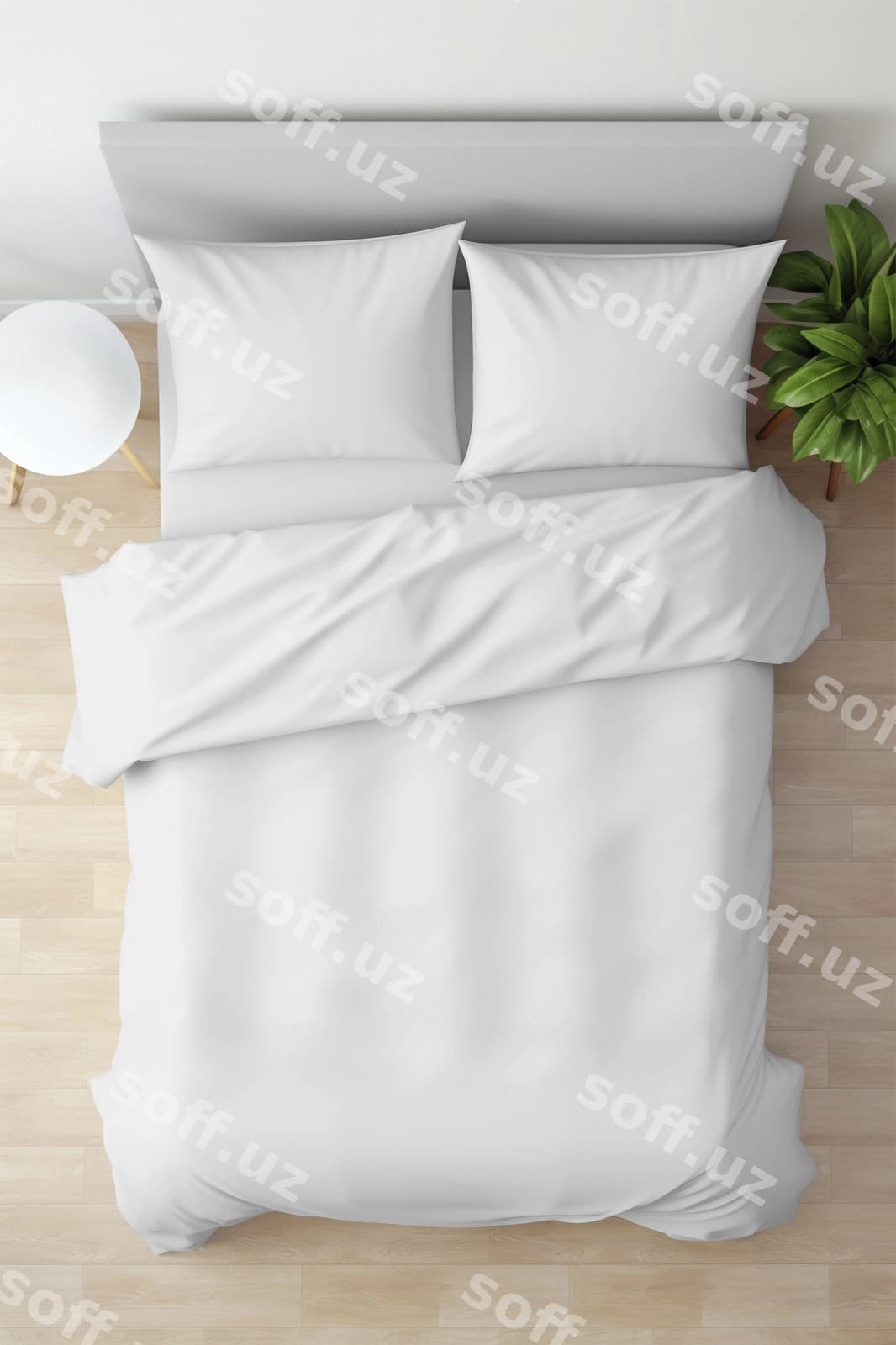 Uy qatagi ichki namuna | Bed linen interior mockup
