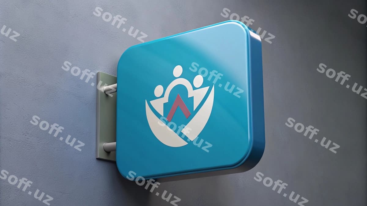 Ko'k quticha inson belgisi bilan | Blue box with person symbol it