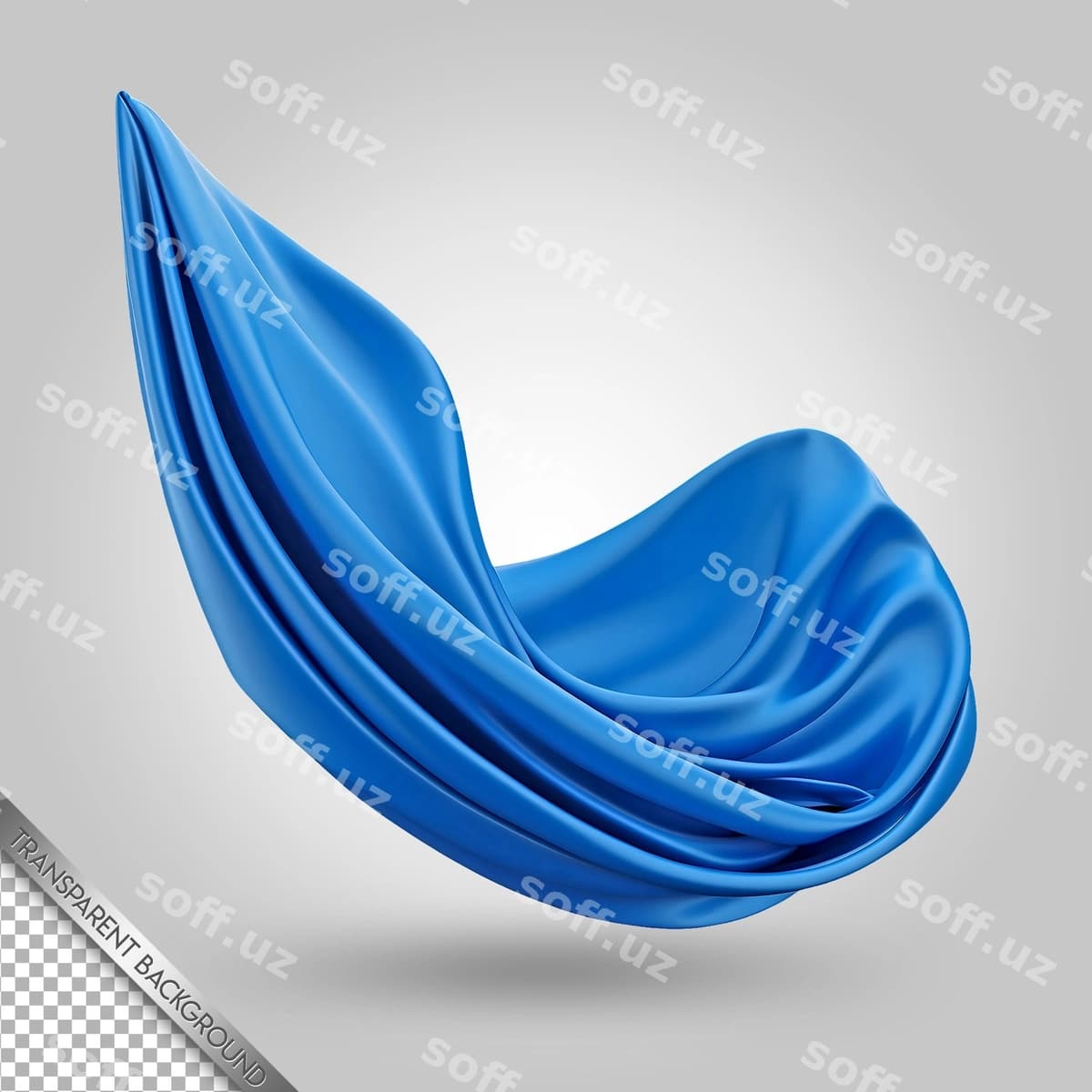Ko'k sharaf so'z "word" bilan | Blue scarf with word word it