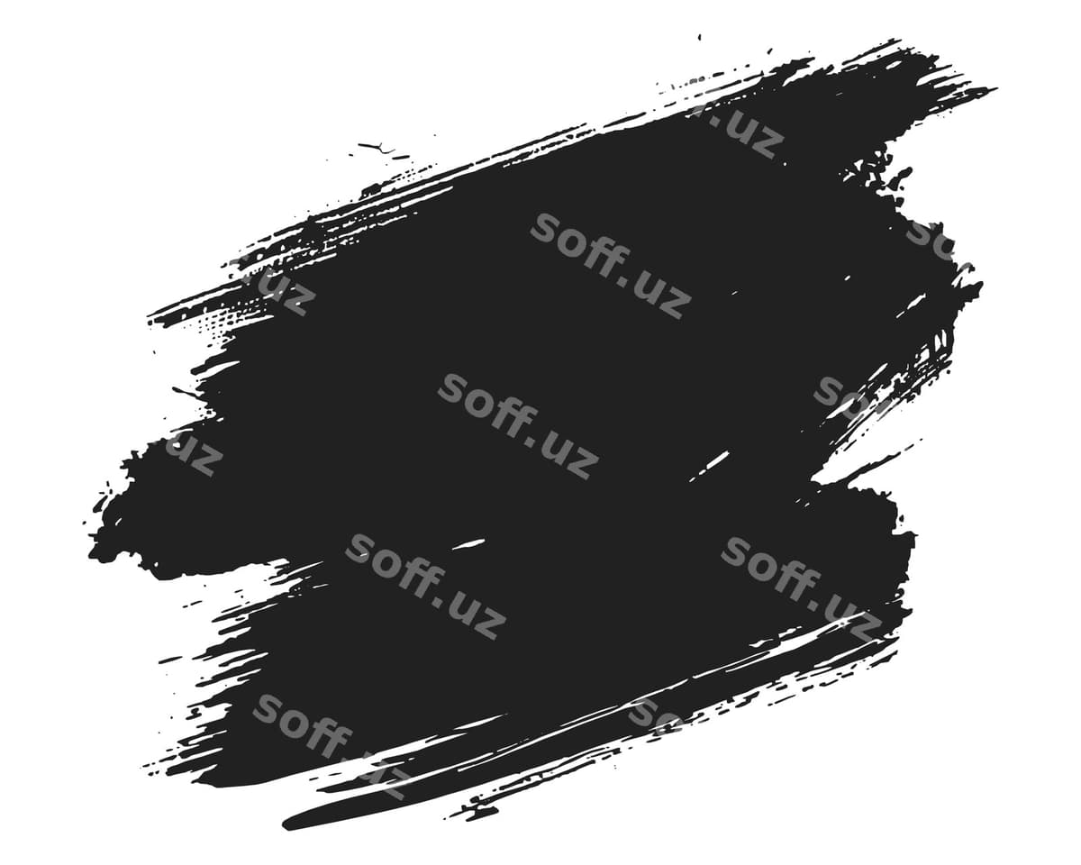 Qalin qora pinsel urug‘i teksturasi | Bold black brush stroke texture