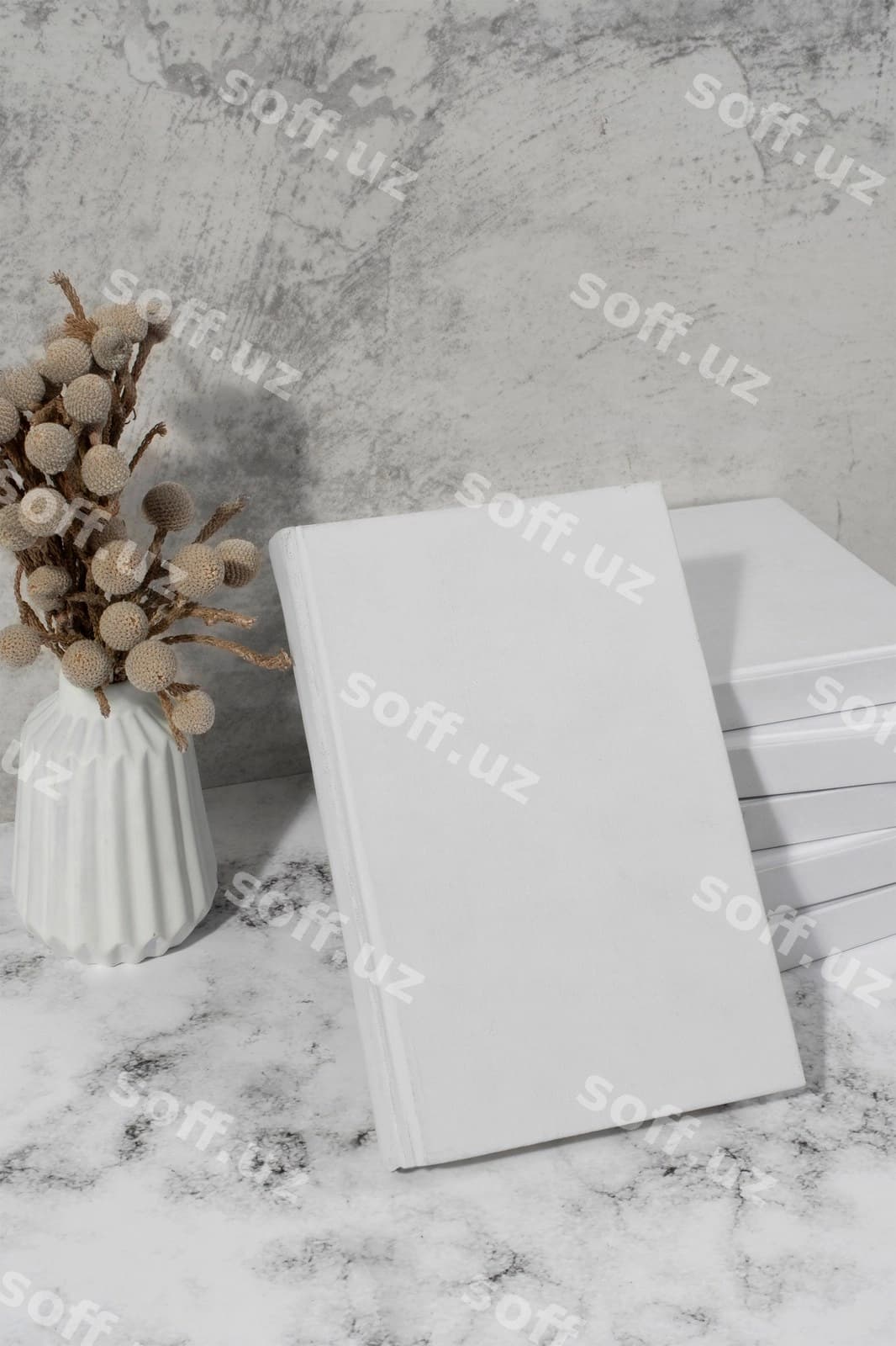 Kitob varaqi ichki joyda mockup | Book cover indoors mockup