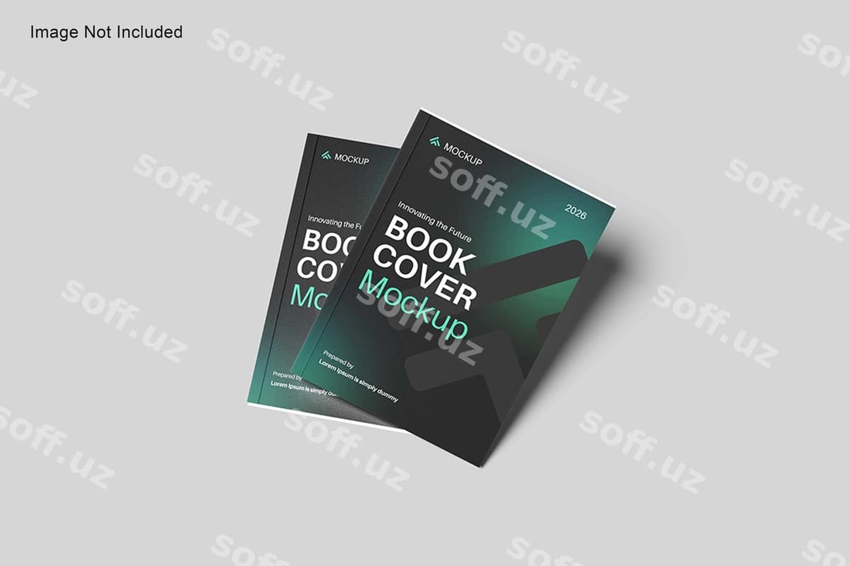 Kitob varaqi mockup | Book cover mockup