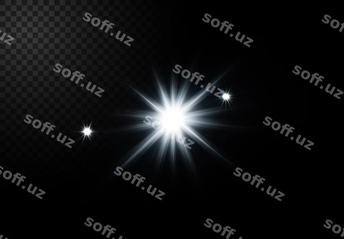 Yorqin yulduzlar qora fonda | Bright stars black background