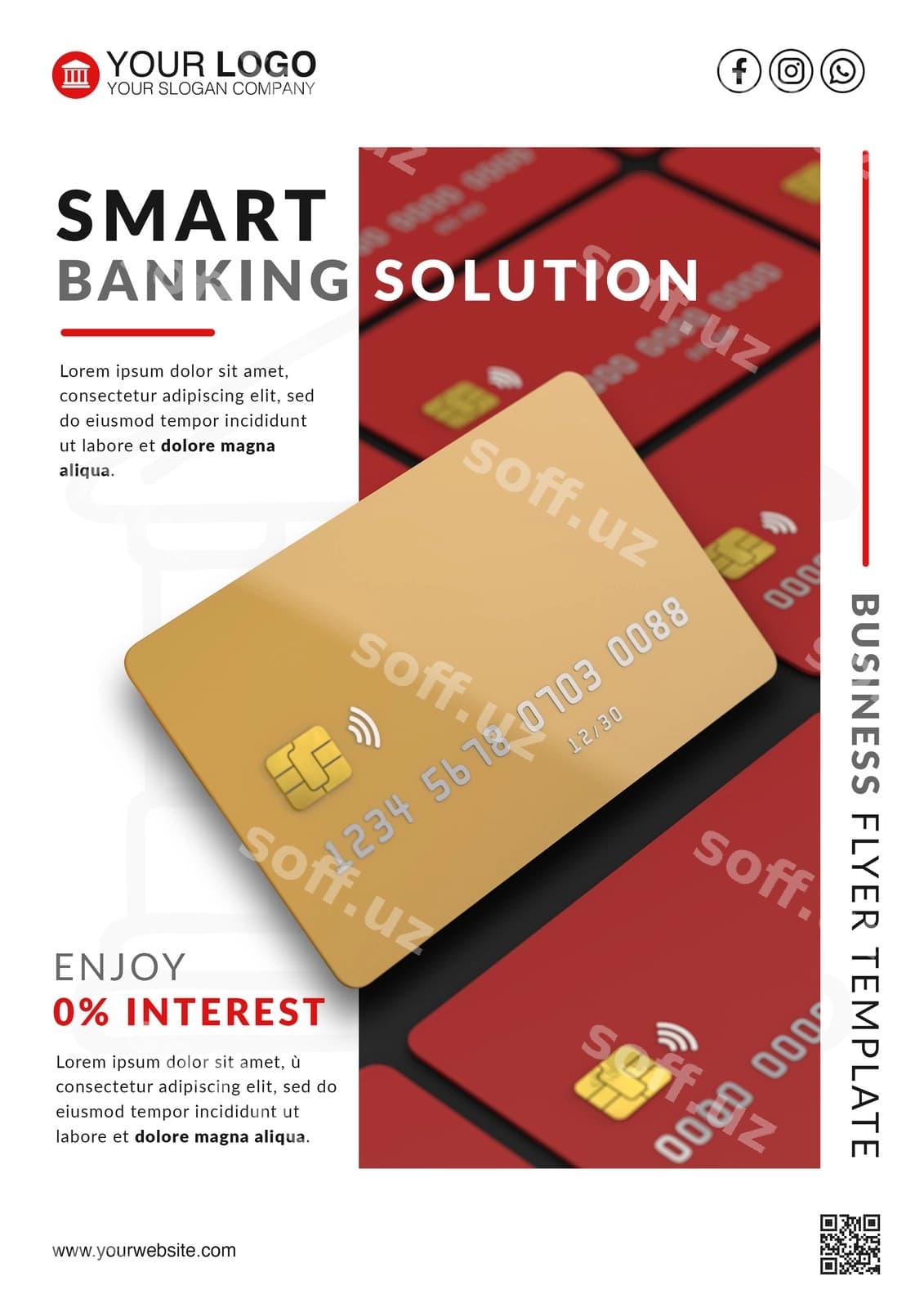 Business flyer banklash yechimi | Business flyer banking solution