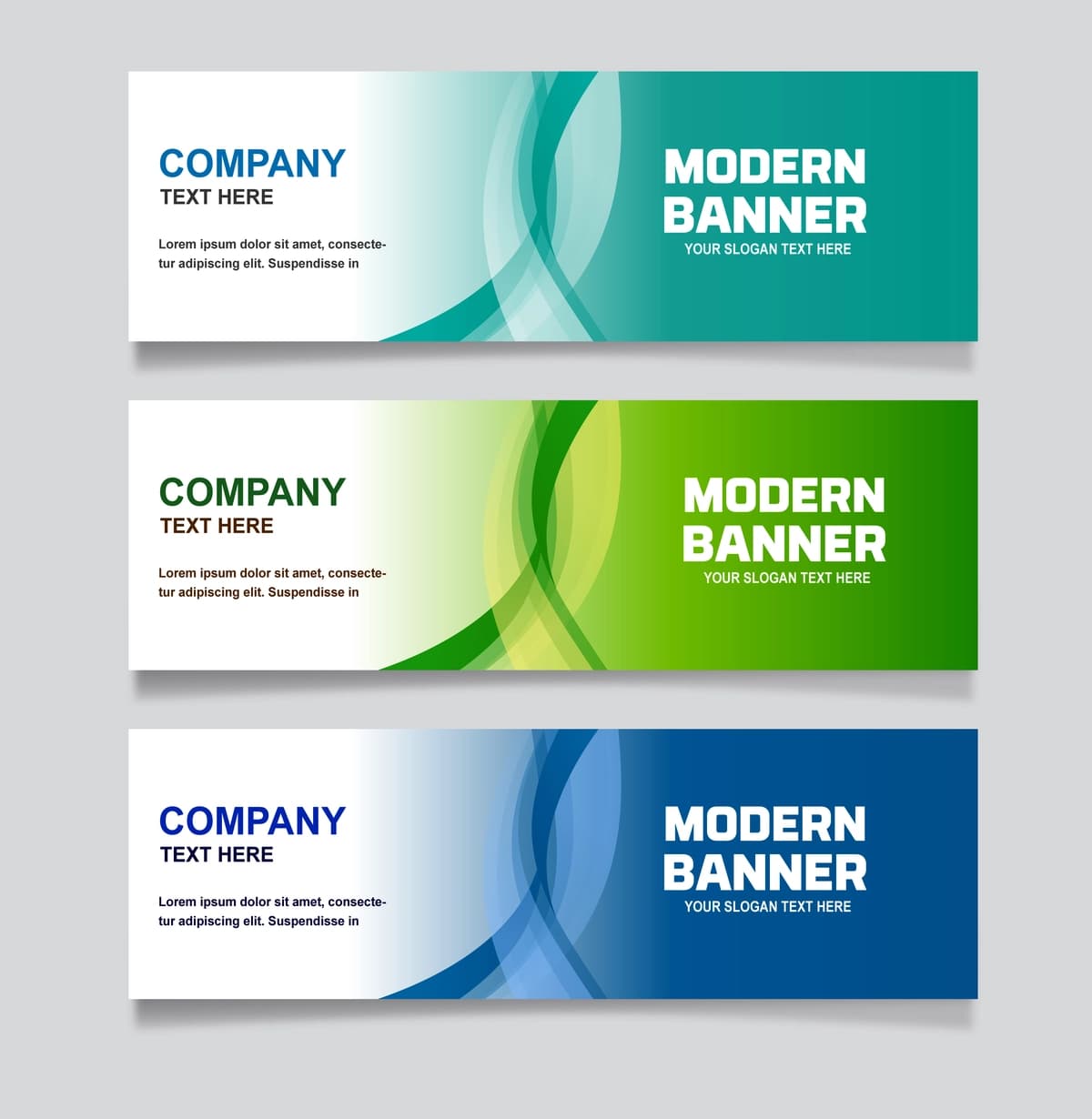 Zamonaviy banner dizayn shabloni | Modern banner design template