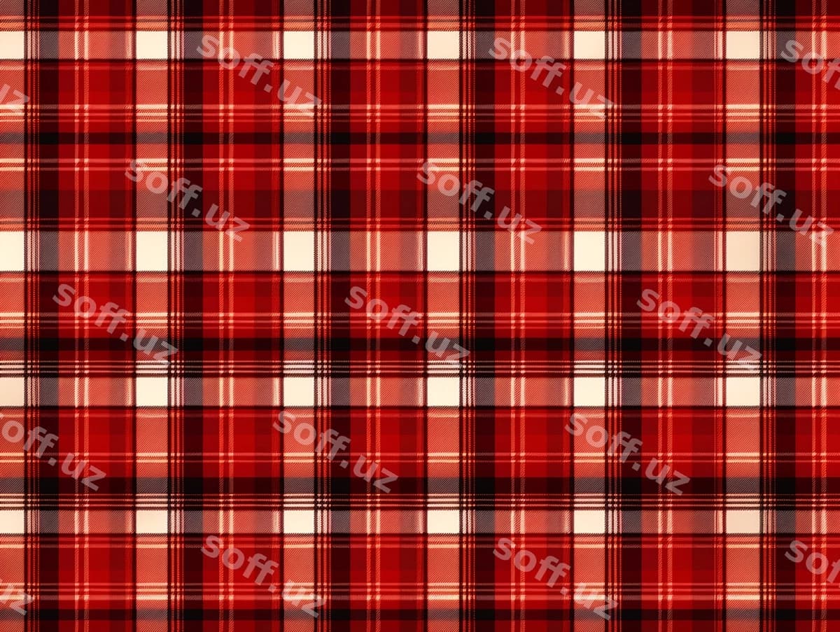 Jozib qizil chetka naqshli rasmlar | Captivating red plaid pattern images