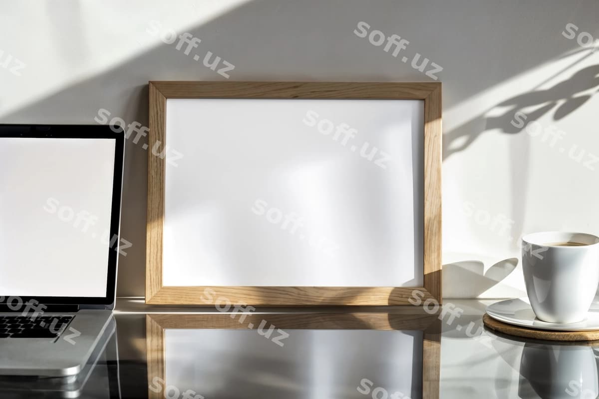 Guvohnoma ramka namuna | Certificate frame mockup