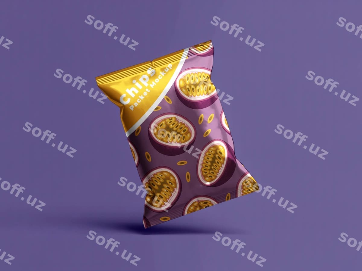 Choylar paketi namunasi | Chips packaging mockup