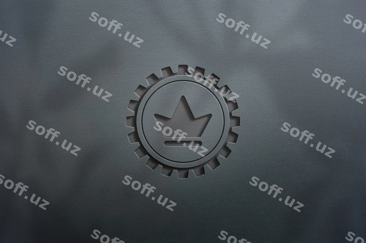 Toza oddiy logotip mockup shabloni | Clean simple logo mockup template