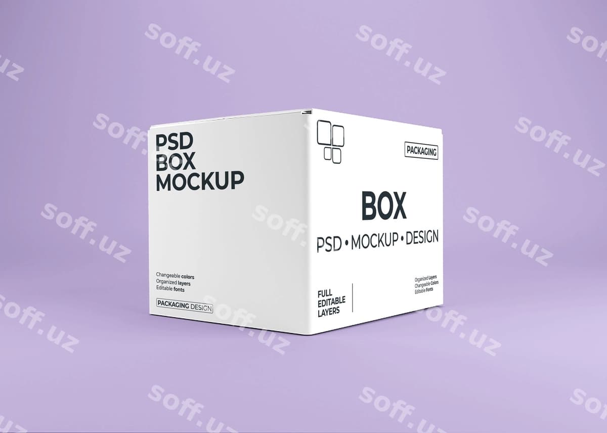 Close up quti namuna paketi | Close up box mockup packaging