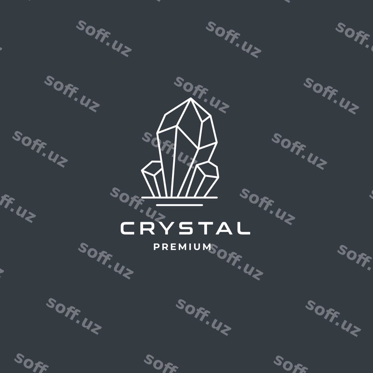 Kristall hindikka almaz sovg'a logotipi | Crystal gem diamond jewelry logo
