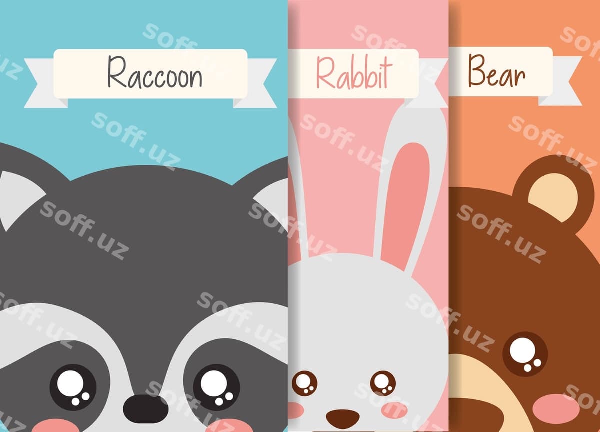 Mashina hayvonlari kartooni | Cute animal cartoon