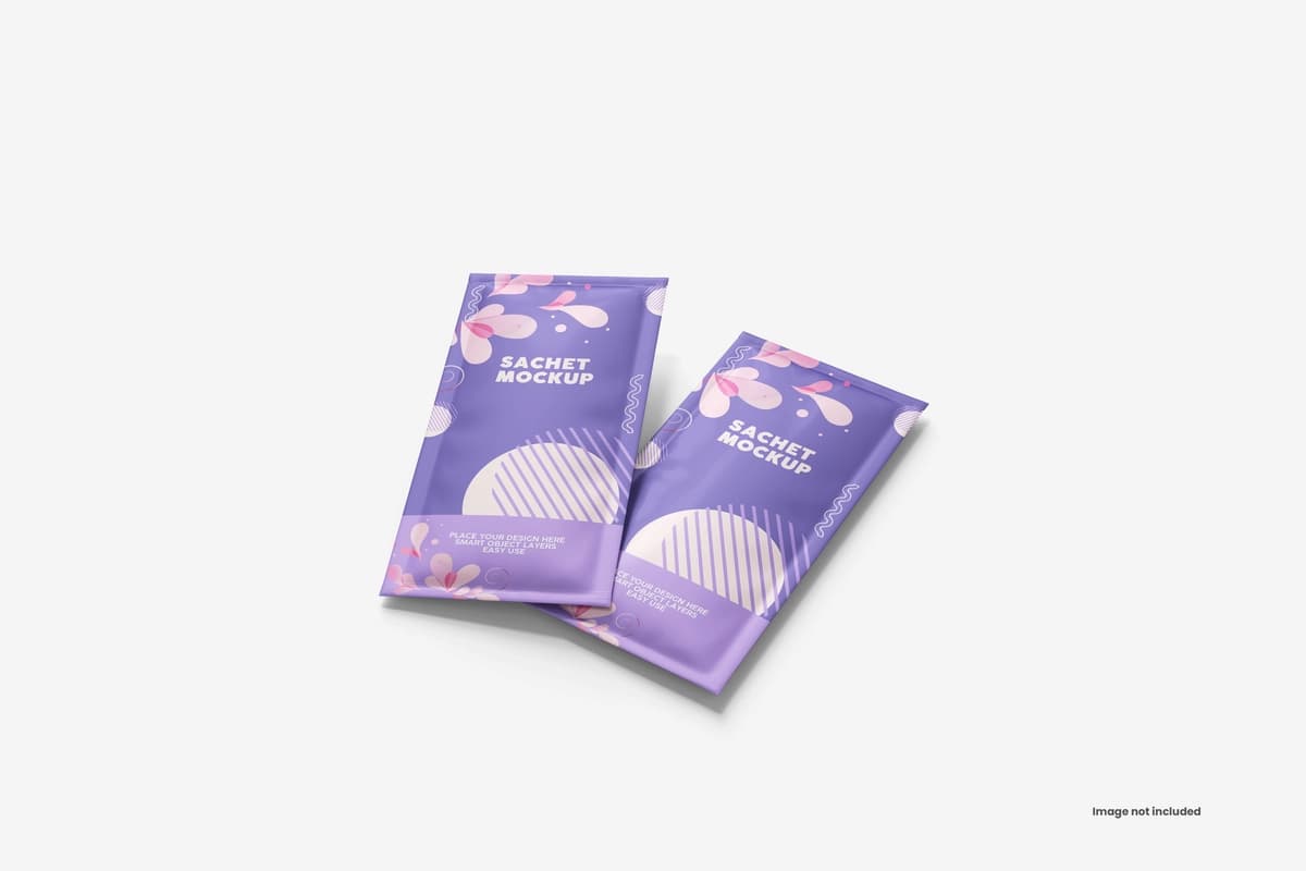 Paketcha maketi | Sachet mockup