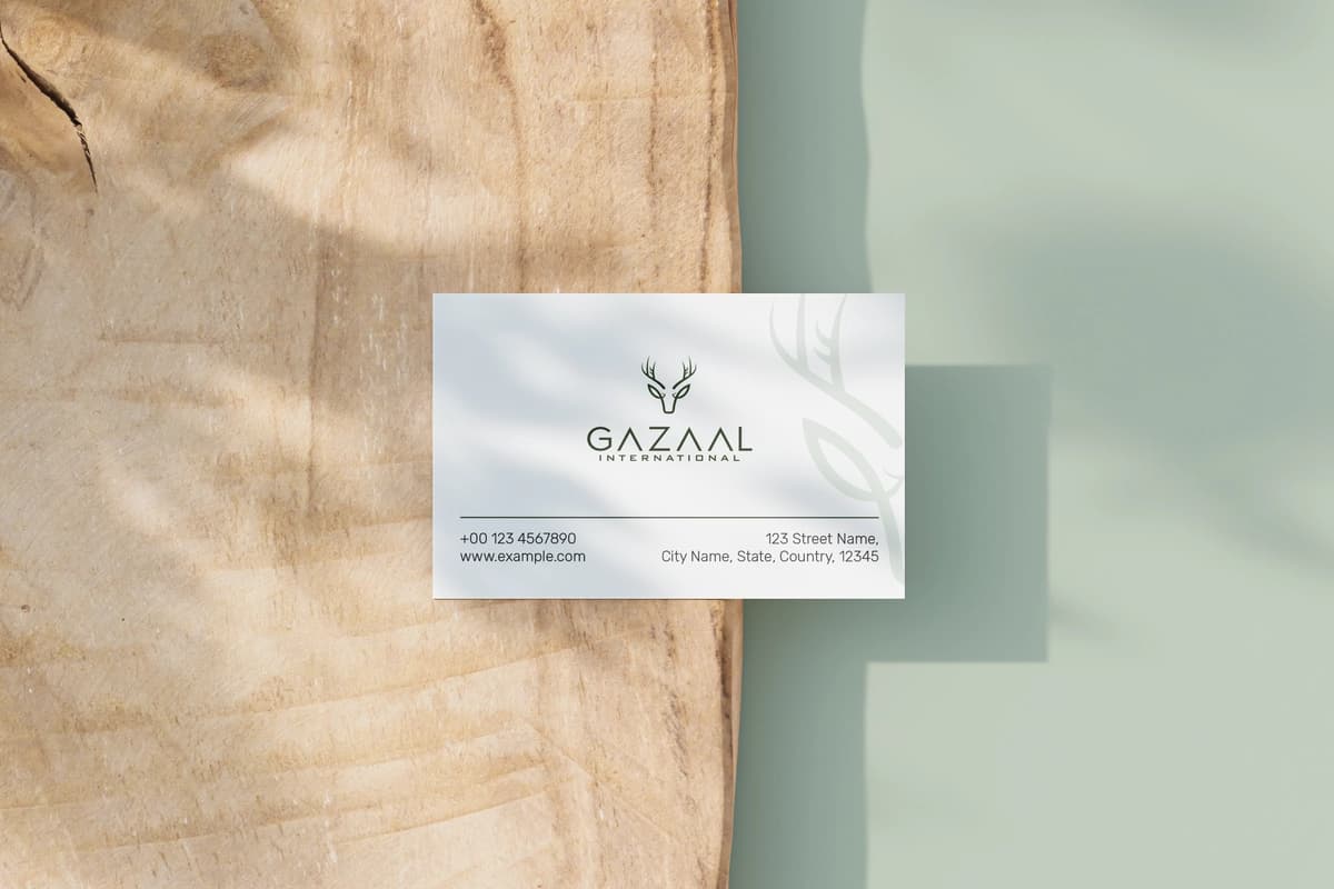 Vizitkaning maketi dizayni | Business card mockup design