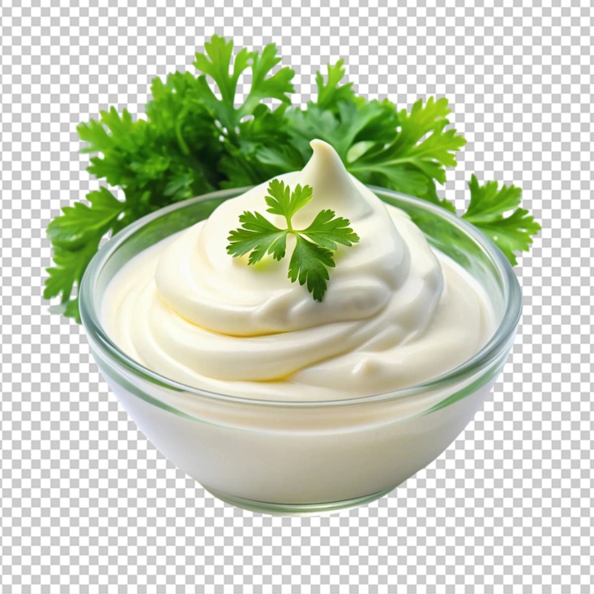 Petrushka bilan smetana | Sour cream with parsley
