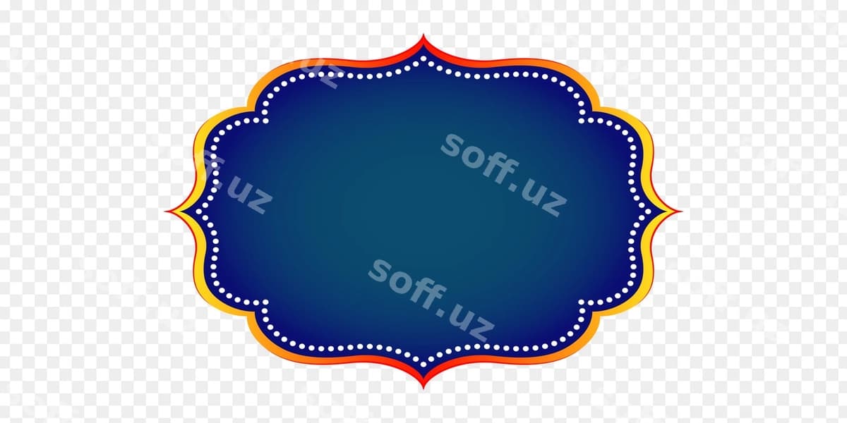 Dekorativ naqsh shaffof orqa fon | Decorative pattern transparent background