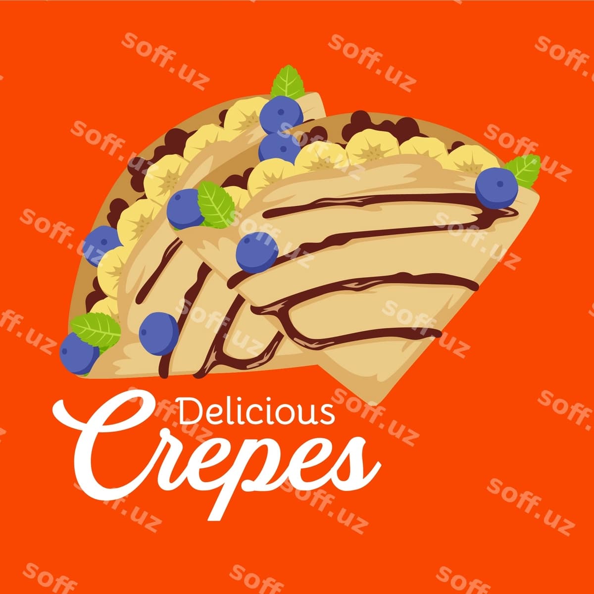 Misharif krepeslar qiziqarli ranglar bilan | Delicious crepes with interesting colors