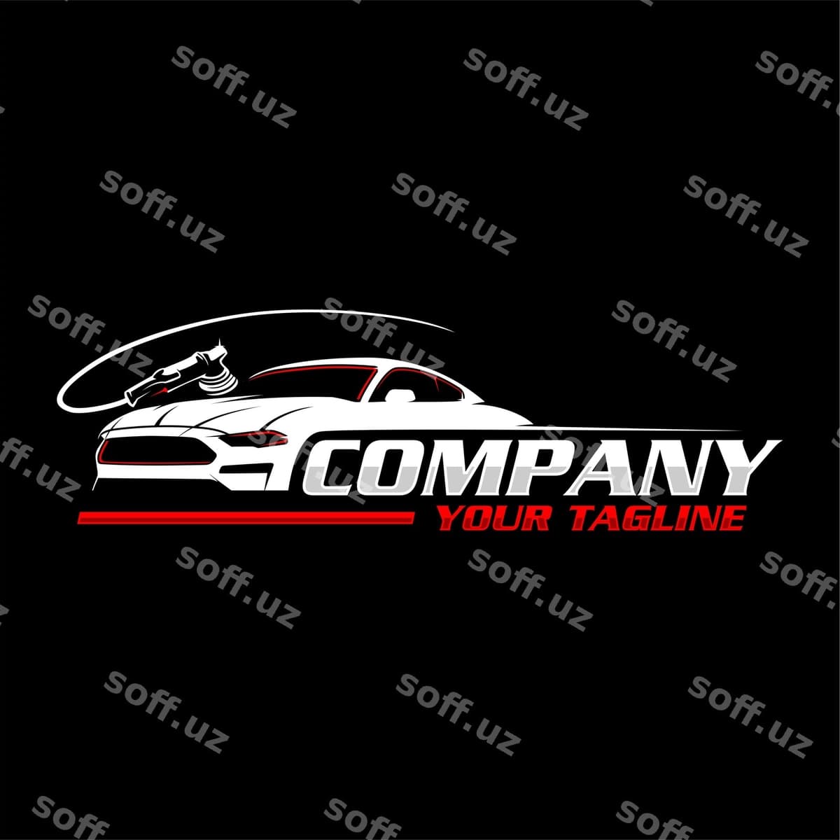 Avtomobil detallash logotipi avtomobil yuvish logotipi | Detailing car logo car wash logo