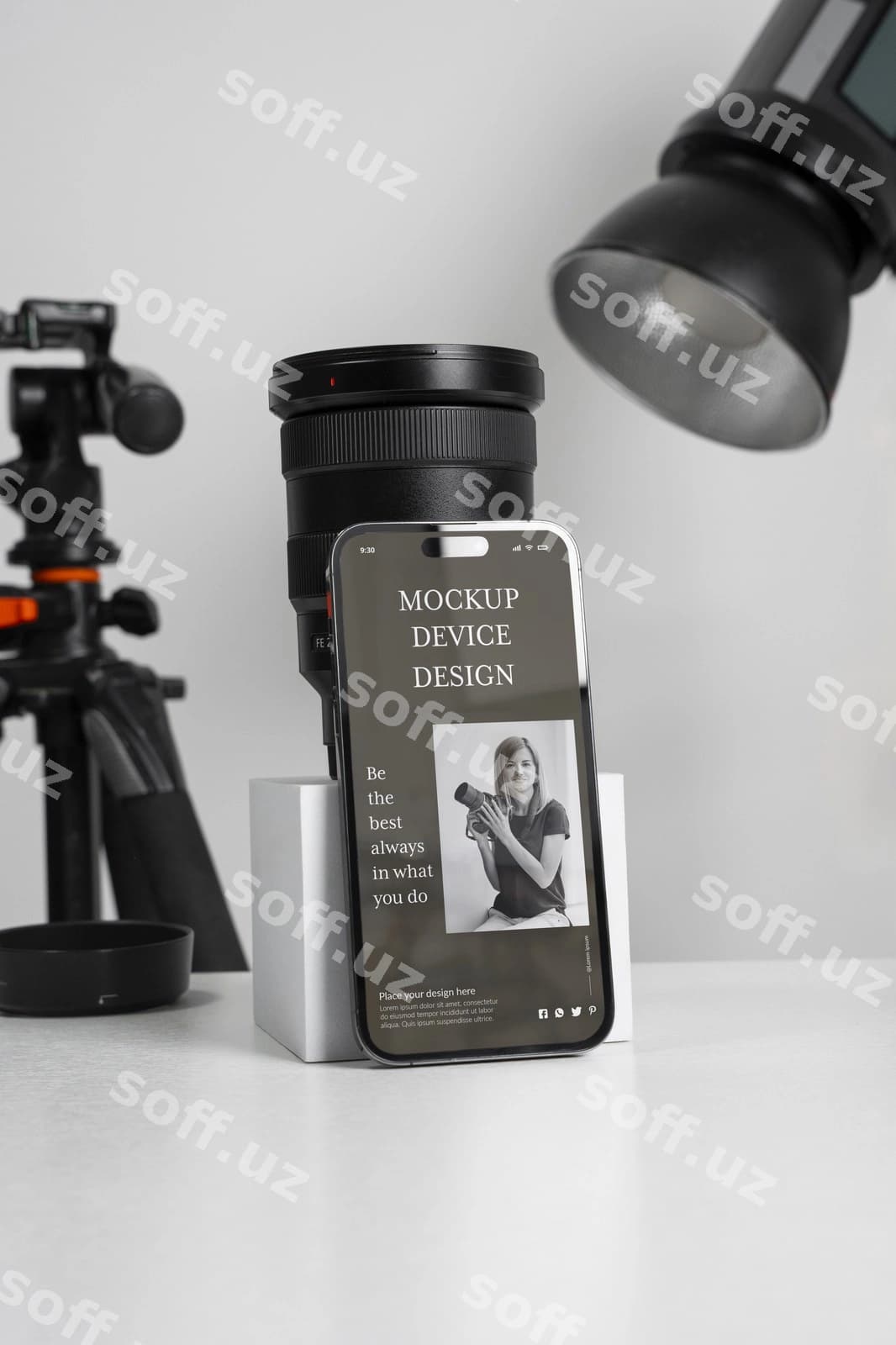 Qurilma studiyosi mockup | Device studio mockup