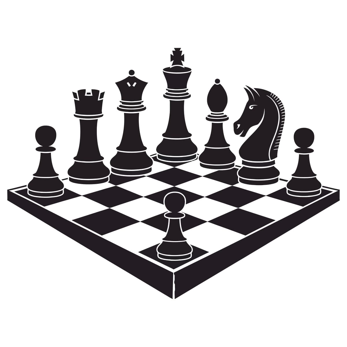 Shaxmat bo'laklari piktogrammalari to'plami qora siluetlar vektorli illyustratsiya izolyatsiya qilingan | Chess piece icons set black silhouettes vector illustration isolated