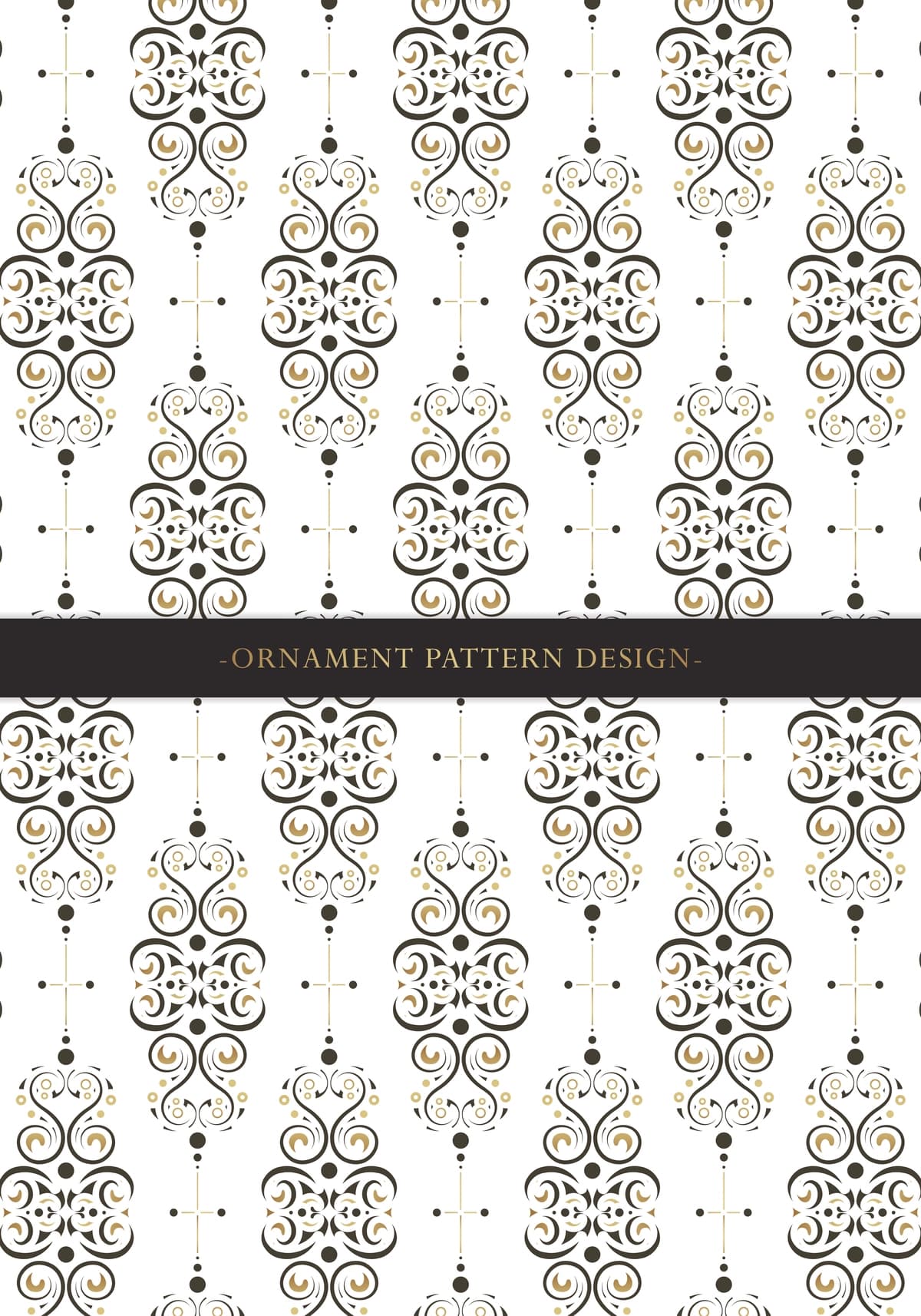 Swirl ornament choksiz naqsh dizayn fon badiiy bezak | Swirl ornament seamless pattern design background art decoration