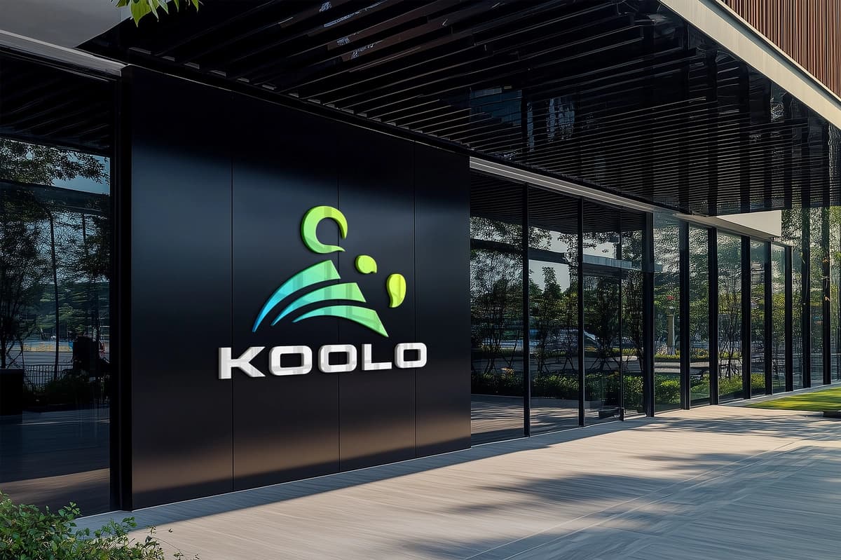 Qora ofis binosi logotipi maketi | Black office building logo mockup