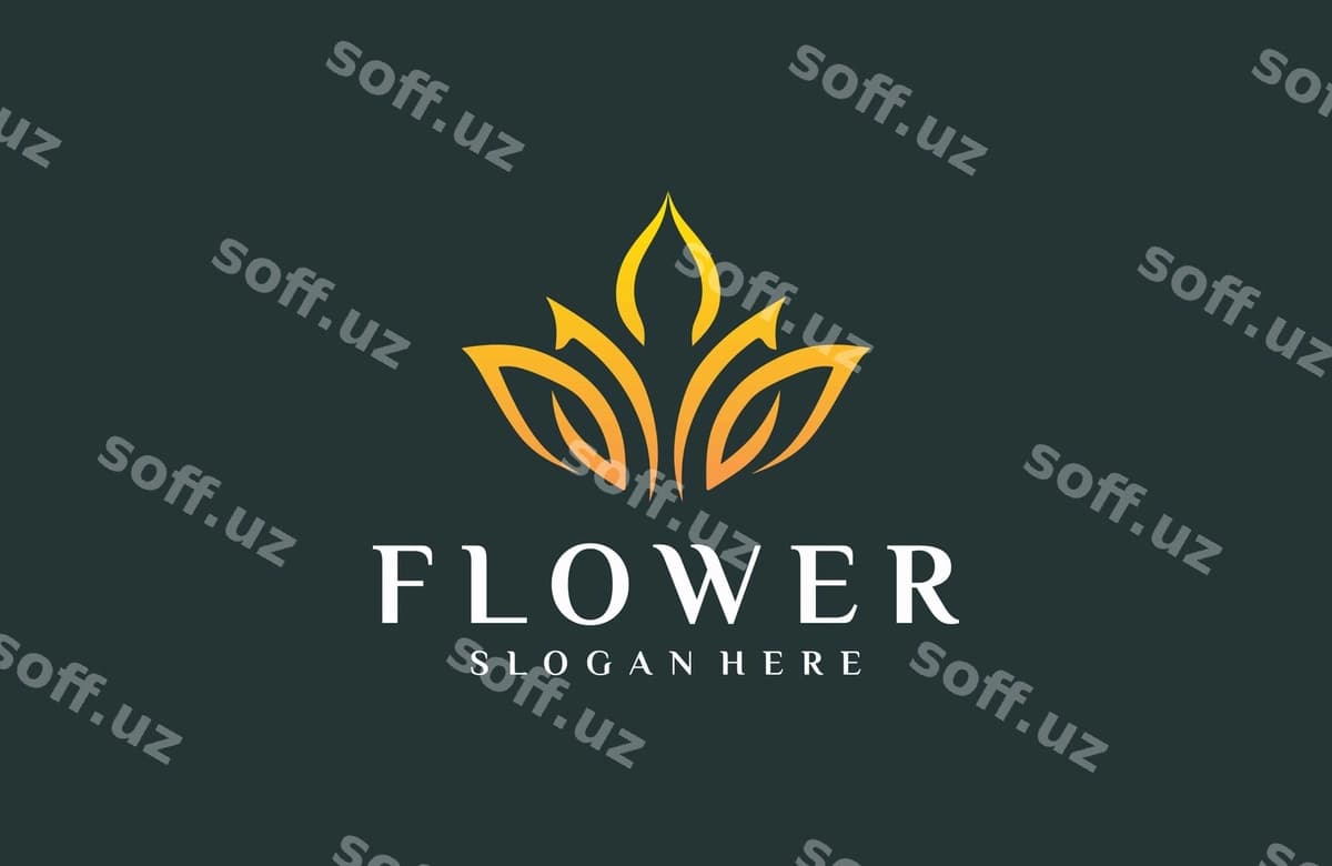 Elegant logo gullari | Elegant logo flowers