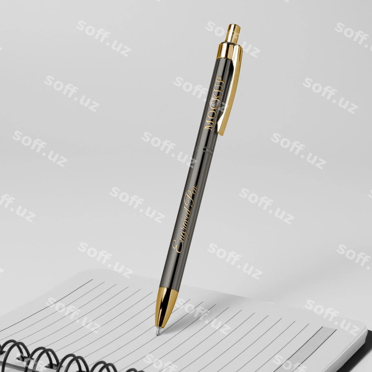 Chiroyli ruchka namuna dizayni | Elegant pen mockup design