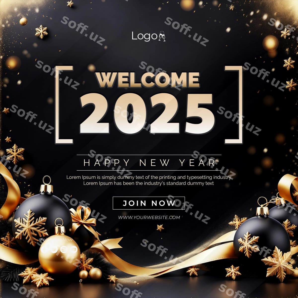 Yil oxiri chegirma poytaksi shablonlari | End year sale poster tamplates