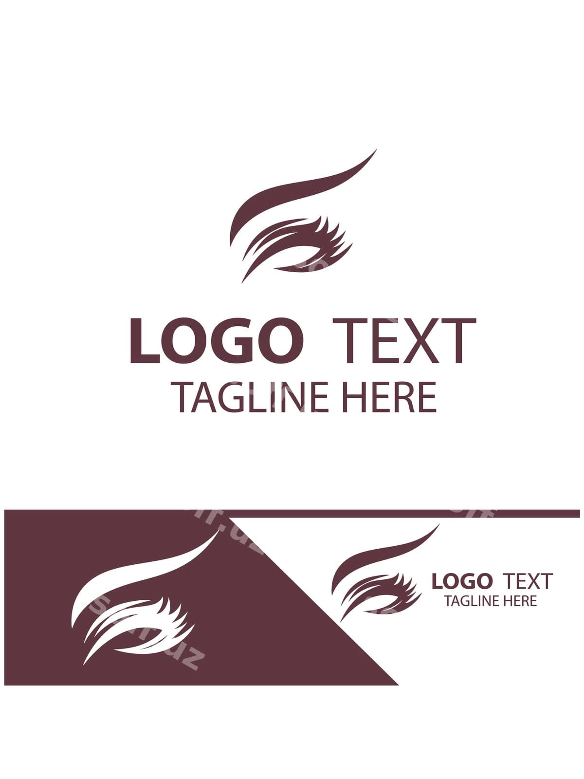 Qovoq qizarti logotipi | Eyebrow logo