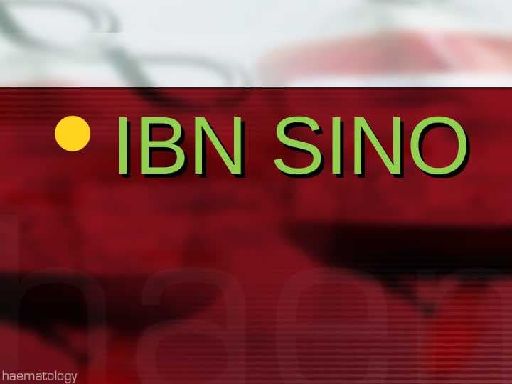 IBN SINO