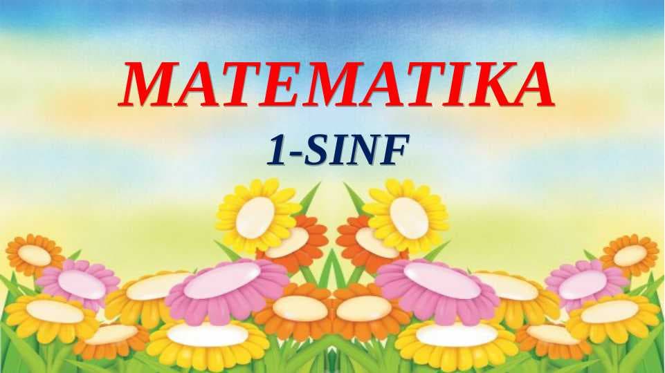 Matem Juft va toq sonlar