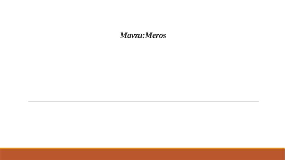 Meros