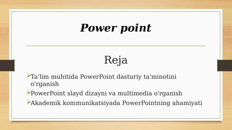 Power point